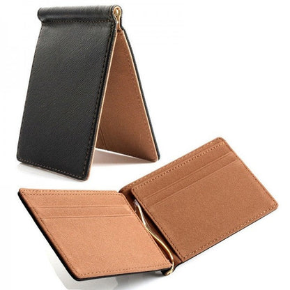 Men Bifold Clip Wallet